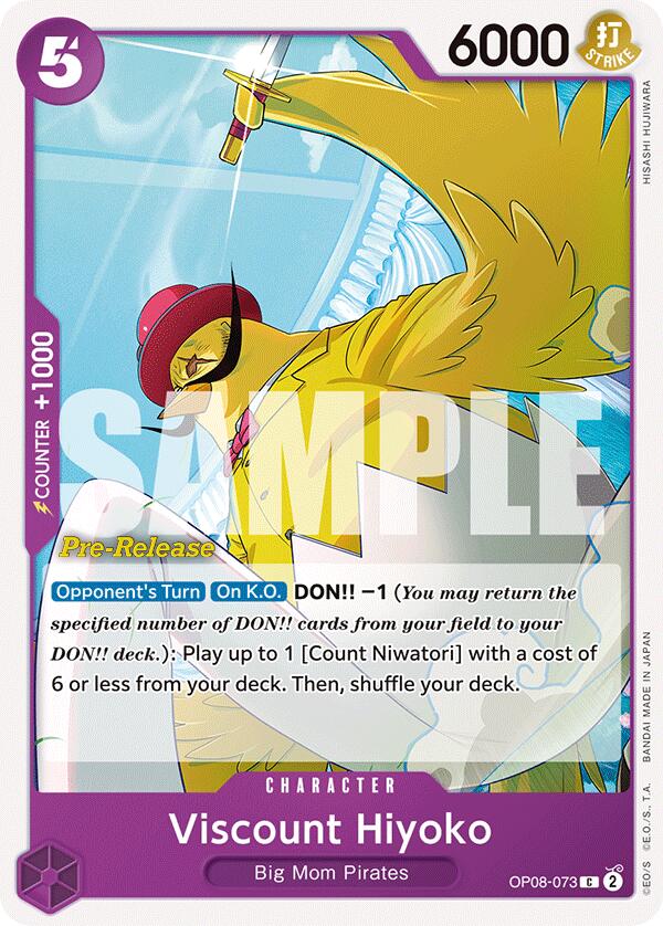 Viscount Hiyoko [Two Legends Pre-Release Cards] | Good Games Morley