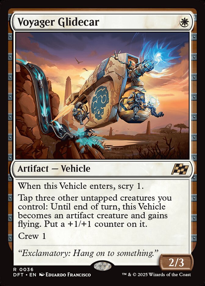 Voyager Glidecar 36/291 (Aetherdrift)  - Foil | Good Games Morley