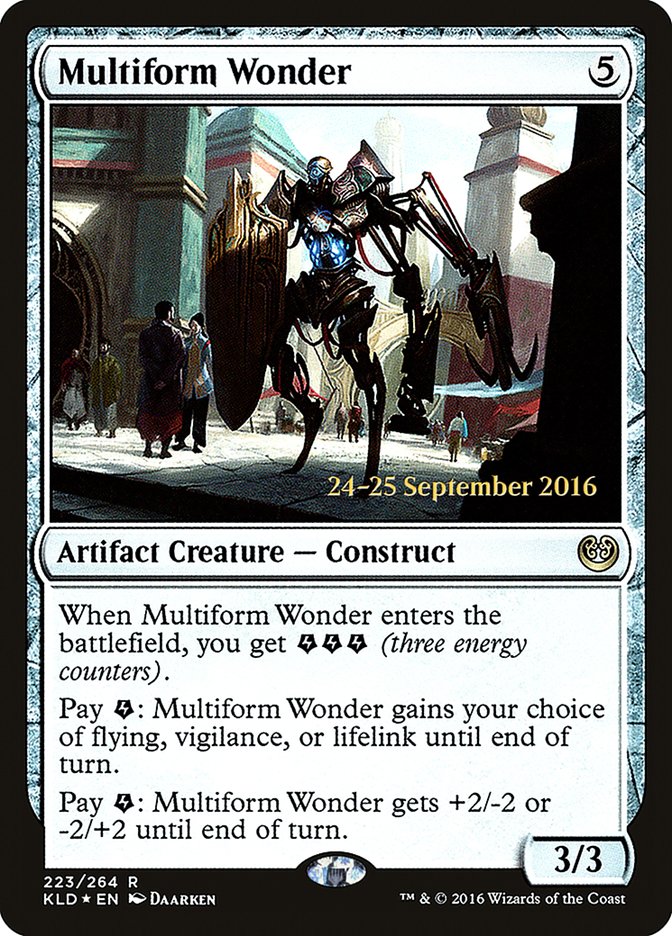 Multiform Wonder [Kaladesh Prerelease Promos] | Good Games Morley