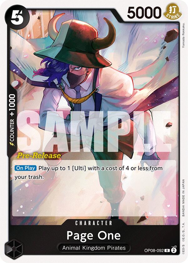 Page One [Two Legends Pre-Release Cards] | Good Games Morley