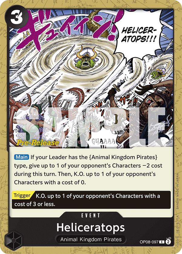 Heliceratops [Two Legends Pre-Release Cards] | Good Games Morley