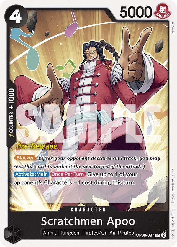 Scratchmen Apoo [Two Legends Pre-Release Cards] | Good Games Morley