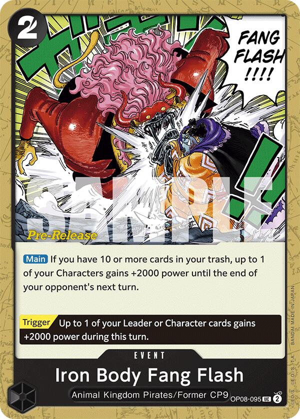 Iron Body Fang Flash [Two Legends Pre-Release Cards] | Good Games Morley