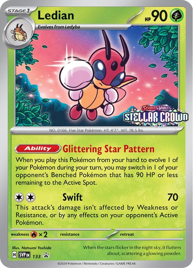 Ledian (SVP133) [Scarlet & Violet: Black Star Promos] | Good Games Morley