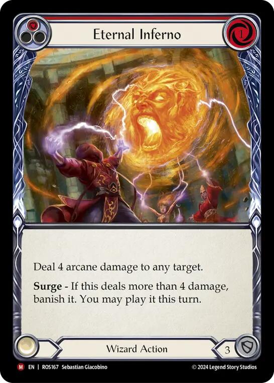 Eternal Inferno [ROS167] (Rosetta)  Rainbow Foil | Good Games Morley