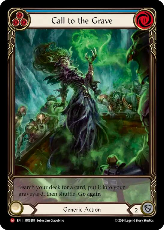 Call to the Grave (Extended Art) [ROS218] (Rosetta)  Rainbow Foil | Good Games Morley