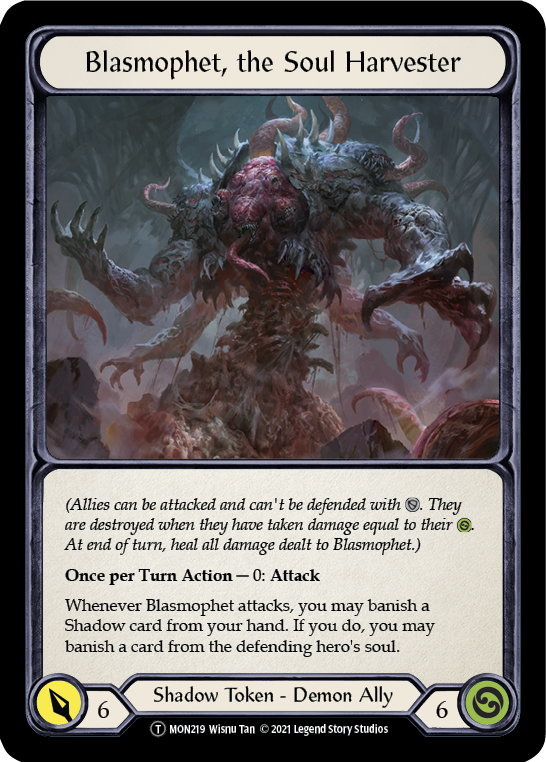 Blasmophet, the Soul Harvester // Ursur, the Soul Reaper [U-MON219 // U-MON220] (Monarch Unlimited)  Unlimited Normal | Good Games Morley