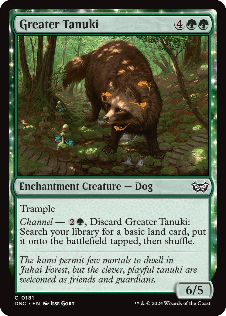Greater Tanuki [Duskmourn: House of Horror Commander] | Good Games Morley