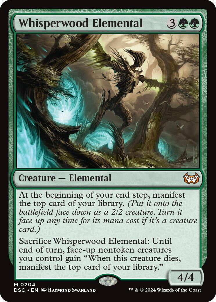 Whisperwood Elemental [Duskmourn: House of Horror Commander] | Good Games Morley