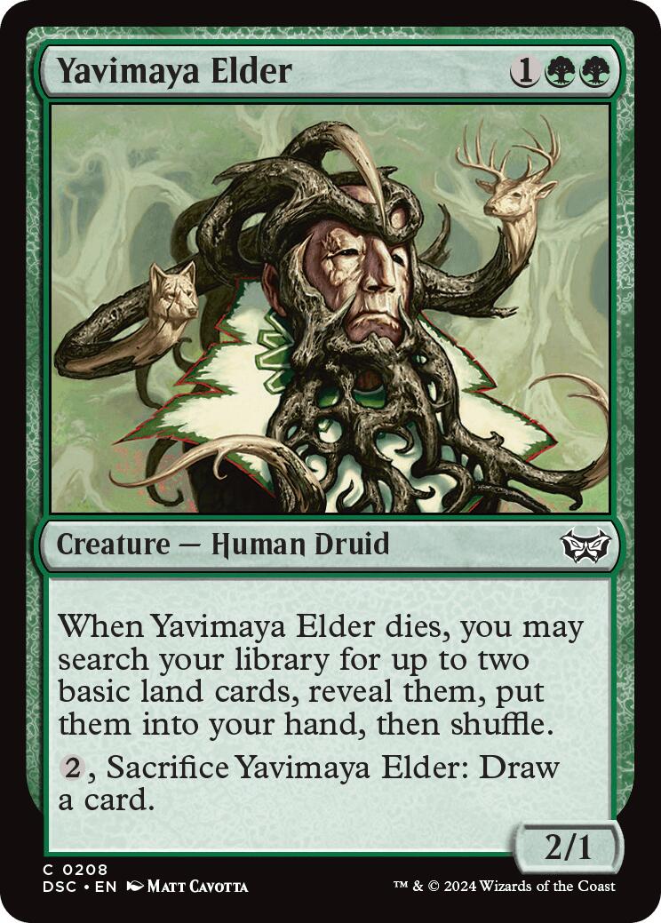 Yavimaya Elder [Duskmourn: House of Horror Commander] | Good Games Morley