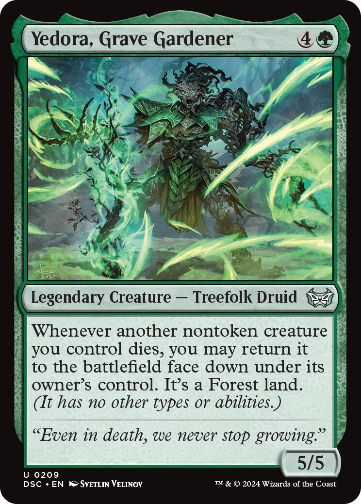 Yedora, Grave Gardener [Duskmourn: House of Horror Commander] | Good Games Morley