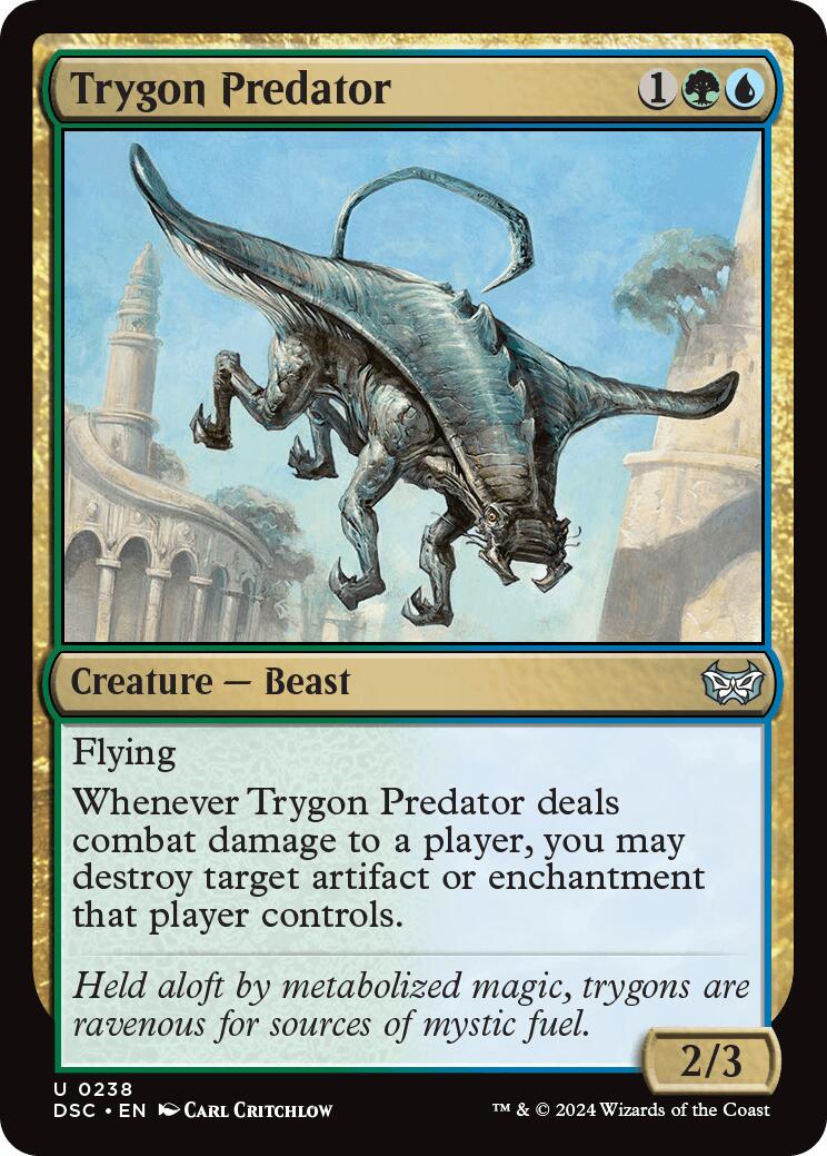 Trygon Predator [Duskmourn: House of Horror Commander] | Good Games Morley