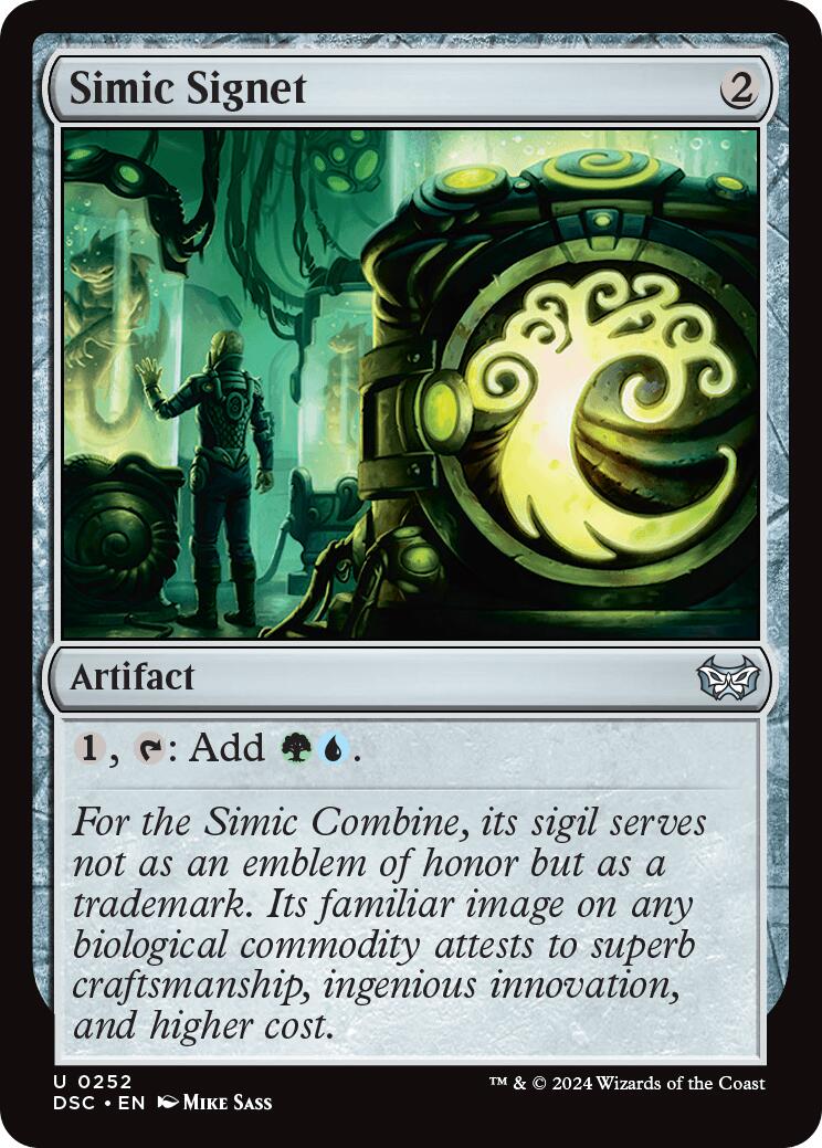 Simic Signet [Duskmourn: House of Horror Commander] | Good Games Morley