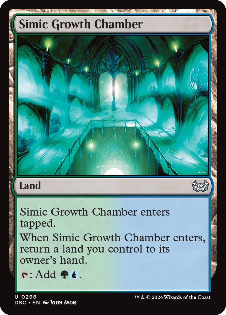 Simic Growth Chamber [Duskmourn: House of Horror Commander] | Good Games Morley