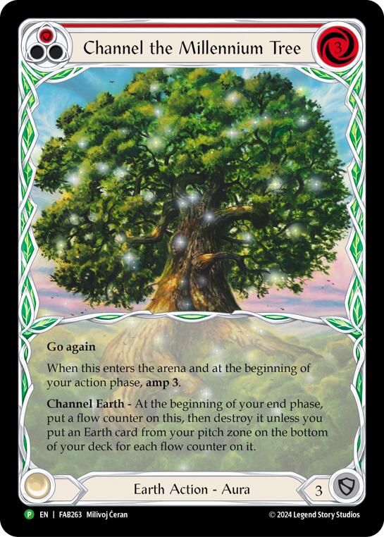 Channel the Millennium Tree [FAB263] (Promo)  Cold Foil | Good Games Morley