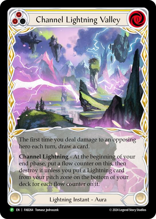 Channel Lightning Valley [FAB264] (Promo)  Cold Foil | Good Games Morley