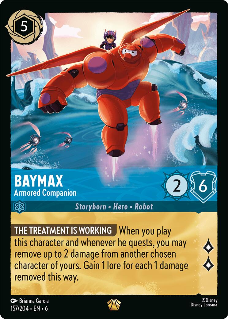 Baymax - Armored Companion (157/204) [Azurite Sea] | Good Games Morley