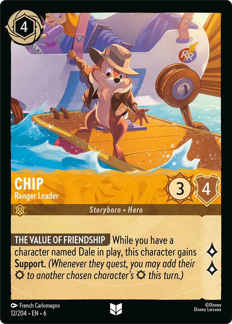 Chip - Ranger Leader (12/204) [Azurite Sea] | Good Games Morley