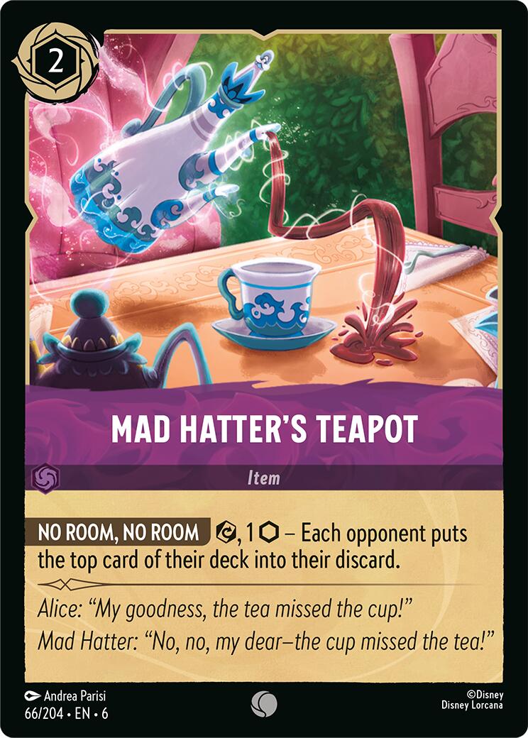 Mad Hatter's Teapot (66/204) [Azurite Sea] | Good Games Morley
