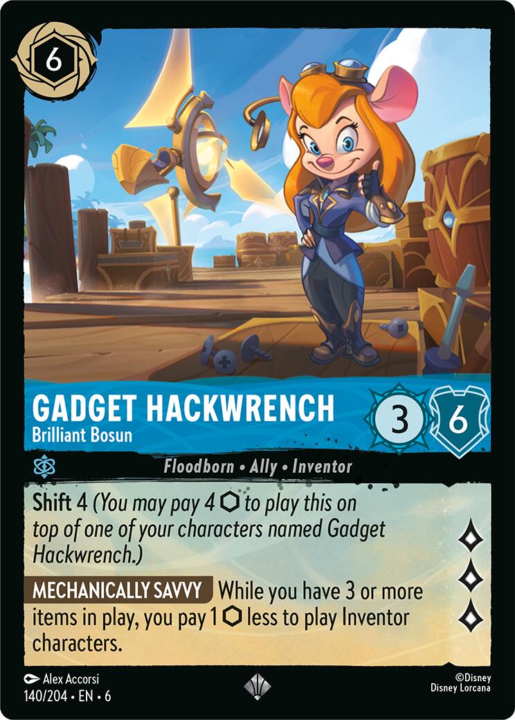 Gadget Hackwrench - Brilliant Bosun (140/204) [Azurite Sea] | Good Games Morley
