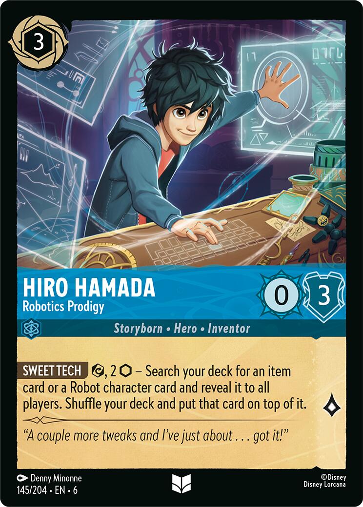 Hiro Hamada - Robotics Prodigy (145/204) [Azurite Sea] | Good Games Morley