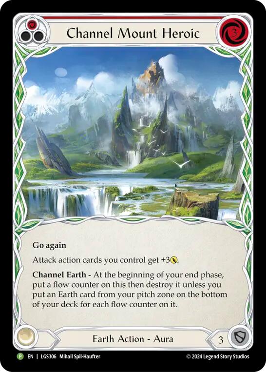 Channel Mount Heroic [LGS306] (Promo)  Cold Foil | Good Games Morley