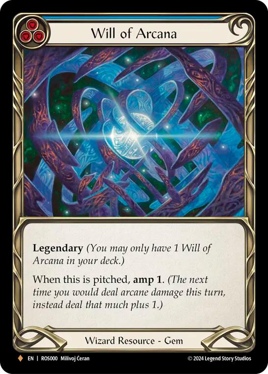 Will of Arcana [ROS000] (Rosetta)  Rainbow Foil | Good Games Morley