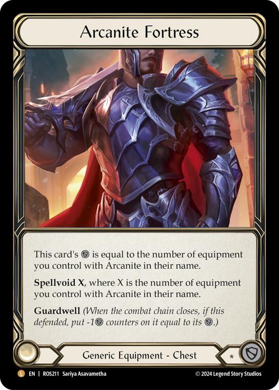 Arcanite Fortress [ROS211] (Rosetta)  Rainbow Foil | Good Games Morley