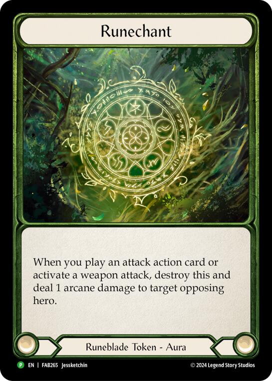 Runechant (Earth) [FAB265] (Promo)  Rainbow Foil | Good Games Morley