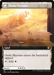 Ondu Inversion // Ondu Skyruins (Extended Art) [Zendikar Rising] | Good Games Morley