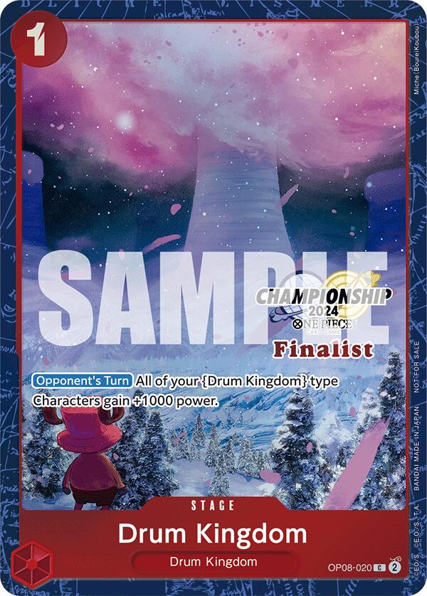 Drum Kingdom (Championship 2024 Finalist Card Set) [One Piece Promotion Cards] | Good Games Morley