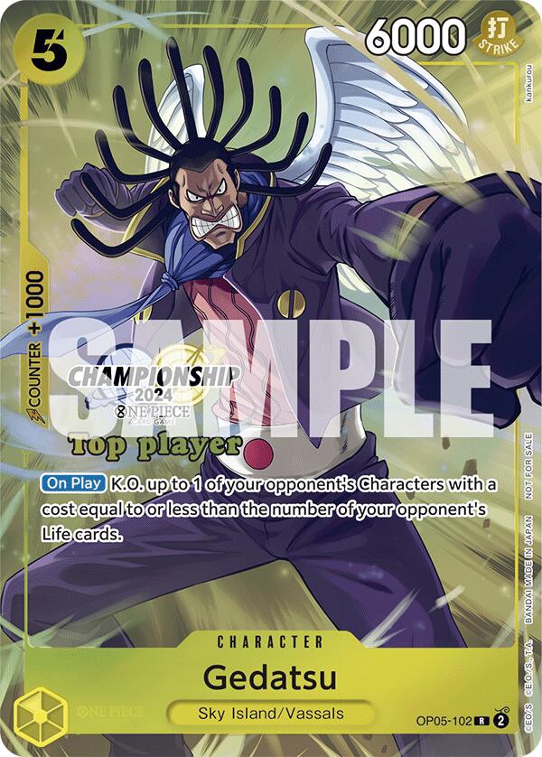 Gedatsu (Championship 2024 Top Player Pack) [One Piece Promotion Cards] | Good Games Morley