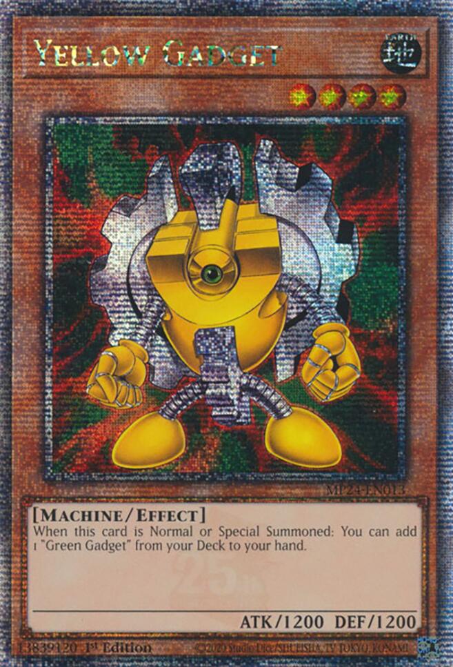 Yellow Gadget [MP24-EN013] Quarter Century Secret Rare | Good Games Morley