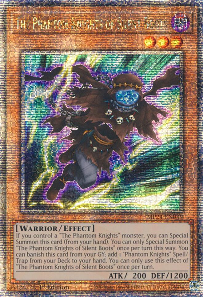 The Phantom Knights of Silent Boots [MP24-EN039] Quarter Century Secret Rare | Good Games Morley