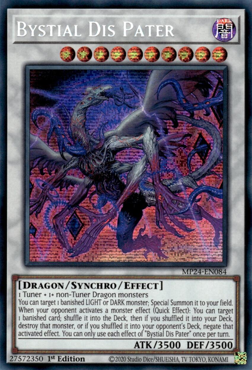 Bystial Dis Pater [MP24-EN084] Prismatic Secret Rare | Good Games Morley