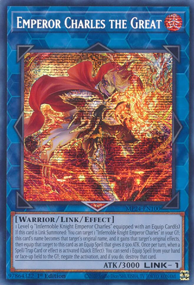 Emperor Charles the Great [MP24-EN100] Prismatic Secret Rare | Good Games Morley