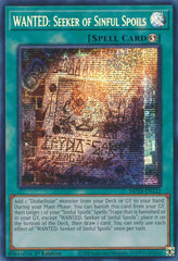 WANTED: Seeker of Sinful Spoils [MP24-EN122] Prismatic Secret Rare | Good Games Morley