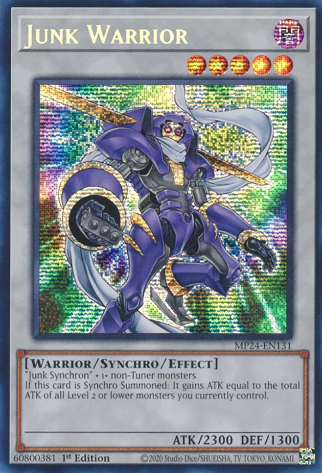 Junk Warrior [MP24-EN131] Prismatic Secret Rare | Good Games Morley