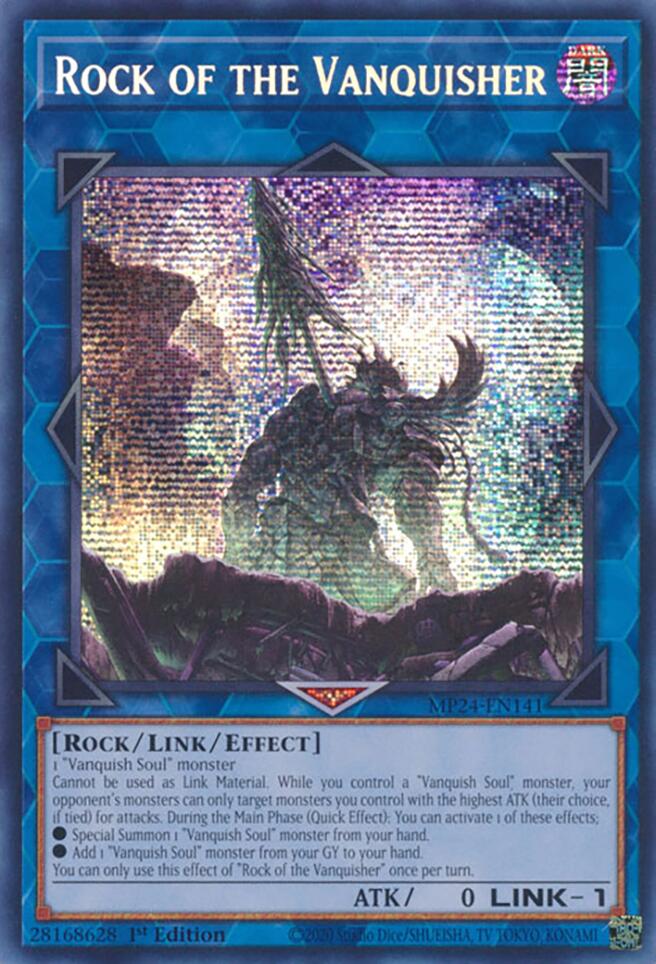 Rock of the Vanquisher [MP24-EN141] Prismatic Secret Rare | Good Games Morley