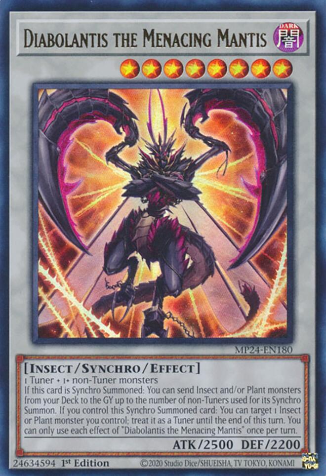 Diabolantis the Menacing Mantis [MP24-EN180] Ultra Rare | Good Games Morley
