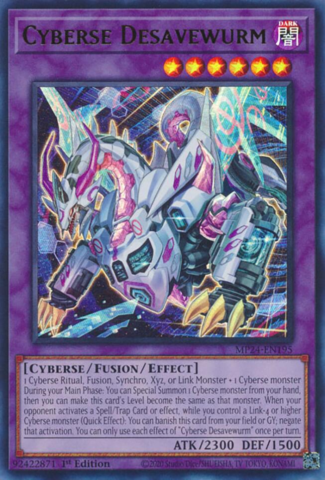 Cyberse Desavewurm [MP24-EN195] Ultra Rare | Good Games Morley