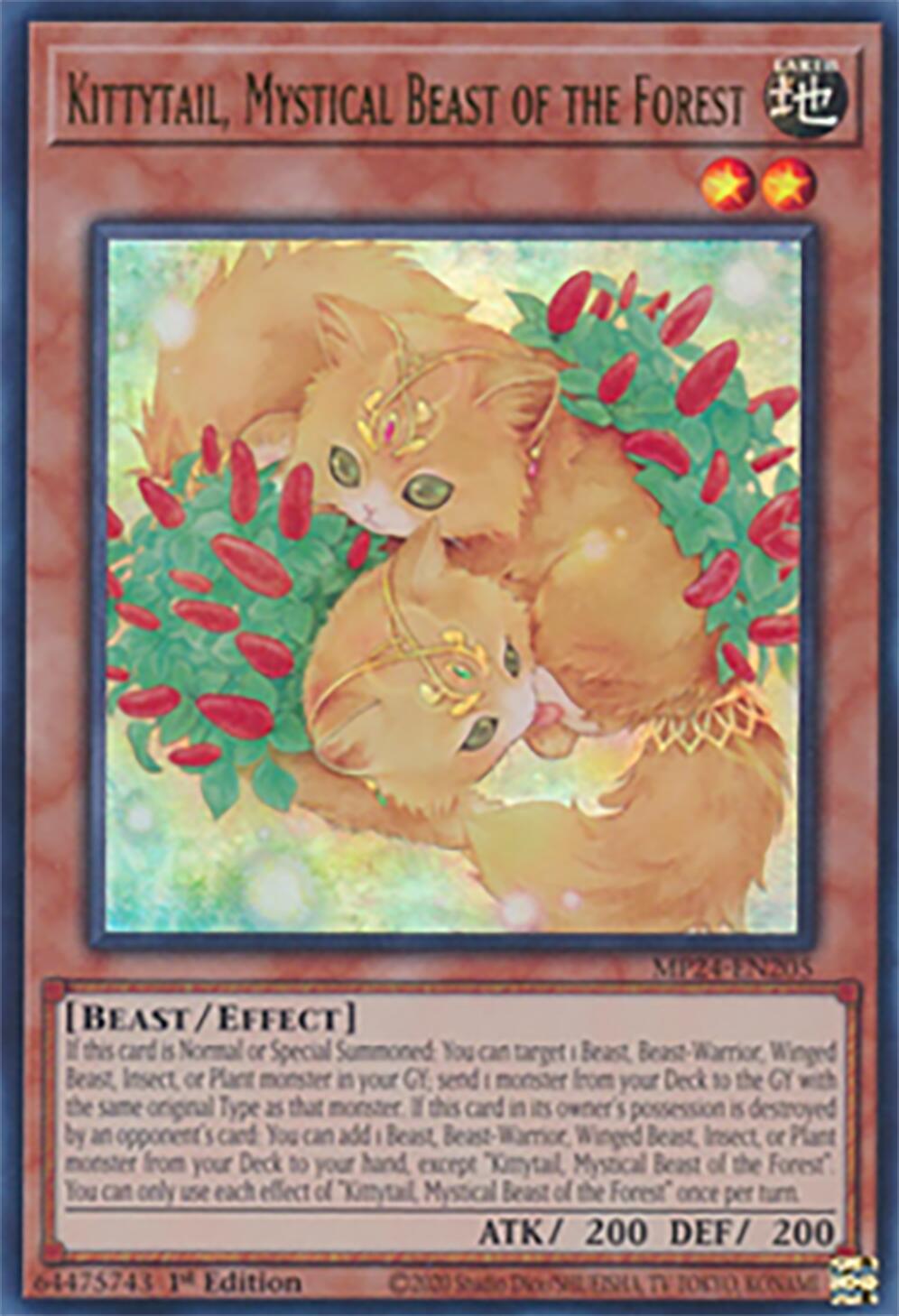 Kittytail, Mystical Beast of the Forest [MP24-EN205] Ultra Rare | Good Games Morley