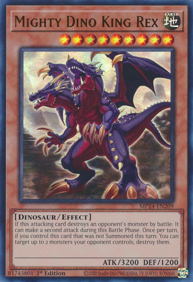 Mighty Dino King Rex [MP24-EN209] Ultra Rare | Good Games Morley