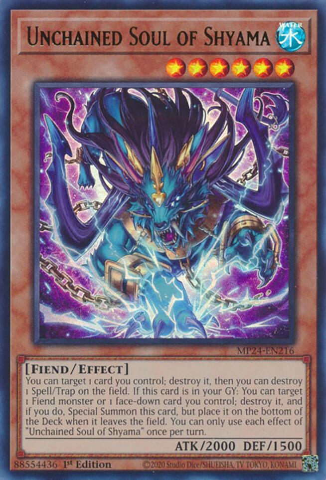 Unchained Soul of Shyama [MP24-EN216] Ultra Rare | Good Games Morley