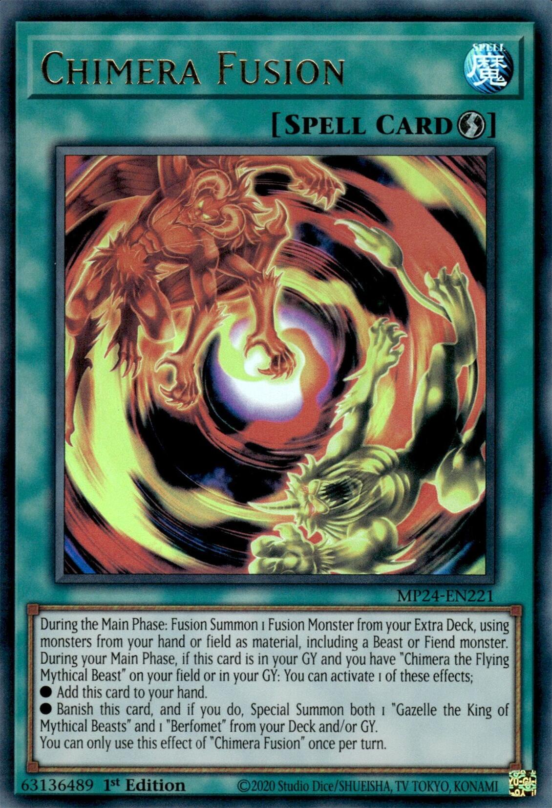 Chimera Fusion [MP24-EN221] Ultra Rare | Good Games Morley