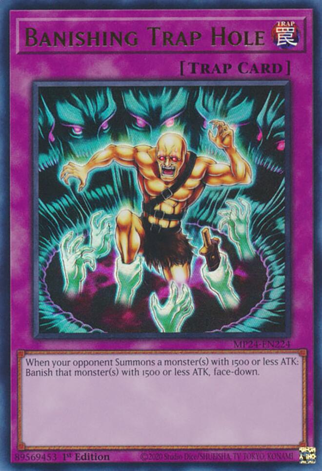 Banishing Trap Hole [MP24-EN224] Ultra Rare | Good Games Morley