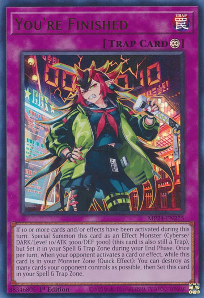 You're Finished [MP24-EN225] Ultra Rare | Good Games Morley