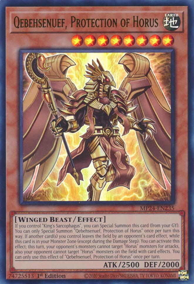 Qebehsenuef, Protection of Horus [MP24-EN235] Ultra Rare | Good Games Morley
