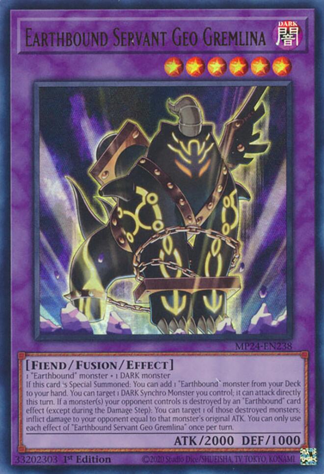 Earthbound Servant Geo Gremlina [MP24-EN238] Ultra Rare | Good Games Morley