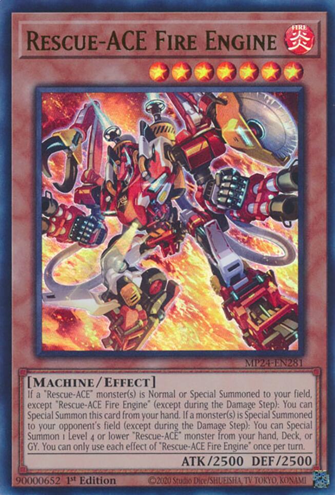 Rescue-ACE Fire Engine [MP24-EN281] Ultra Rare | Good Games Morley